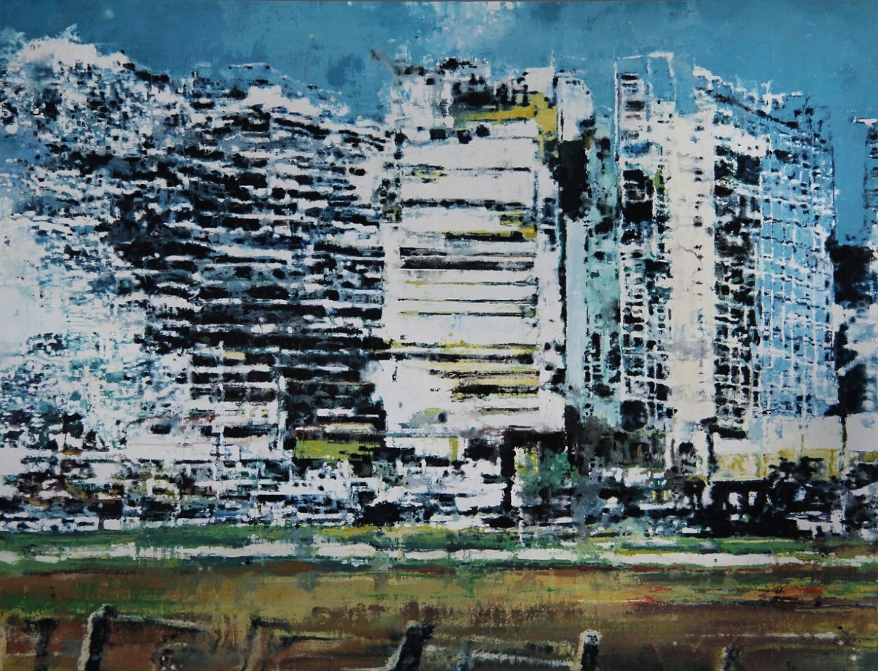 Philippe Cognee, TAJHI
2012, Wax on canvas