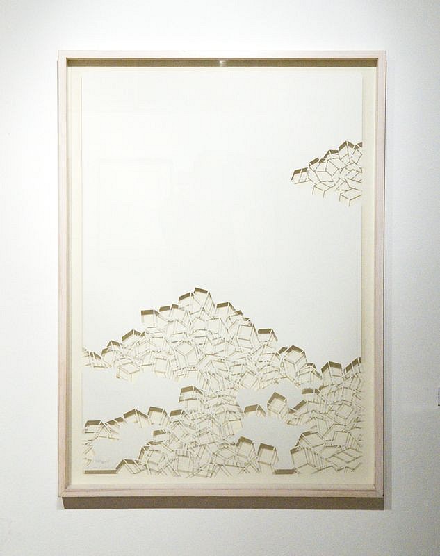 Amir Tomashov, Exposed Landscape 11f
2014, Paper cutout