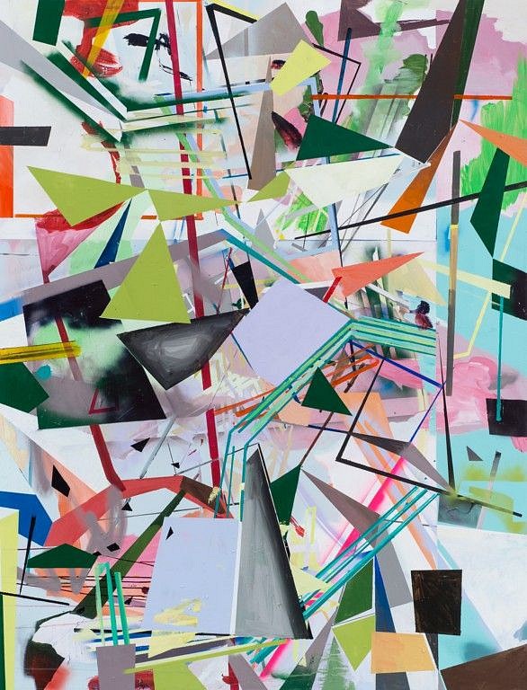 Elad Kopler, Untitled
2015, Oil, acrylic and spraypaint on canvas