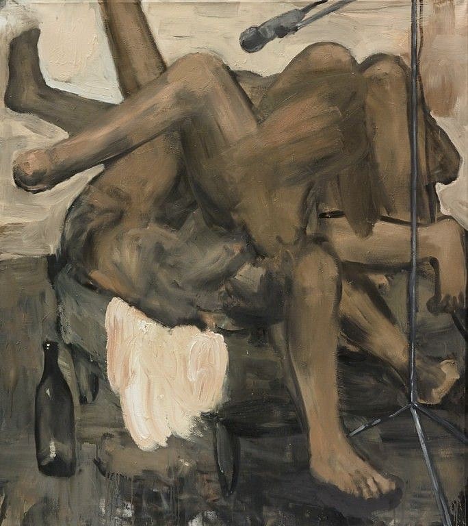 Michele Bubacco, Sonata per dodici gamba da camera
2014, Oil on canvas