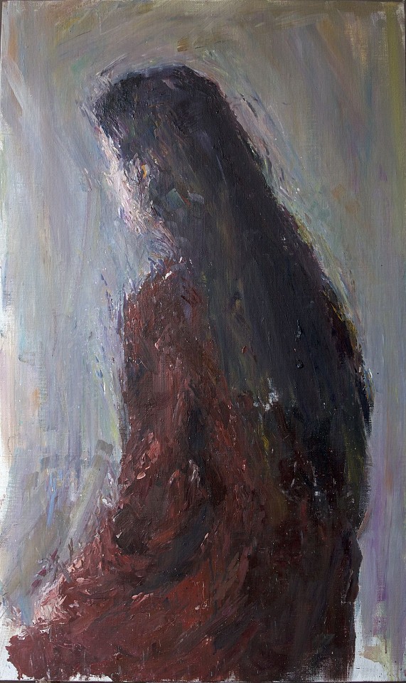Daniel Enkaoua, Aure en marron vue de dos
2021, Oil on canvas