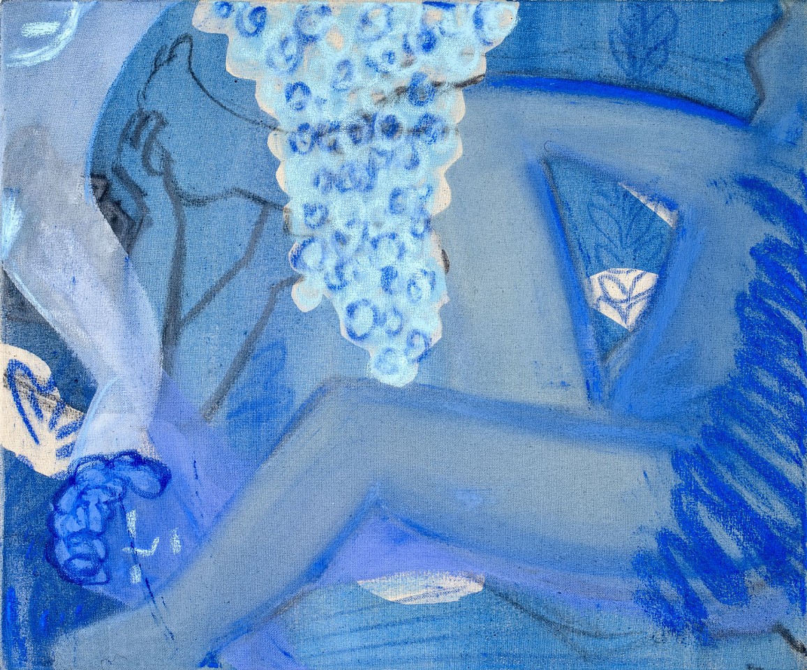 Sara Benninga, Bacchanal
2023, Acrylic, dry pastel on canvas