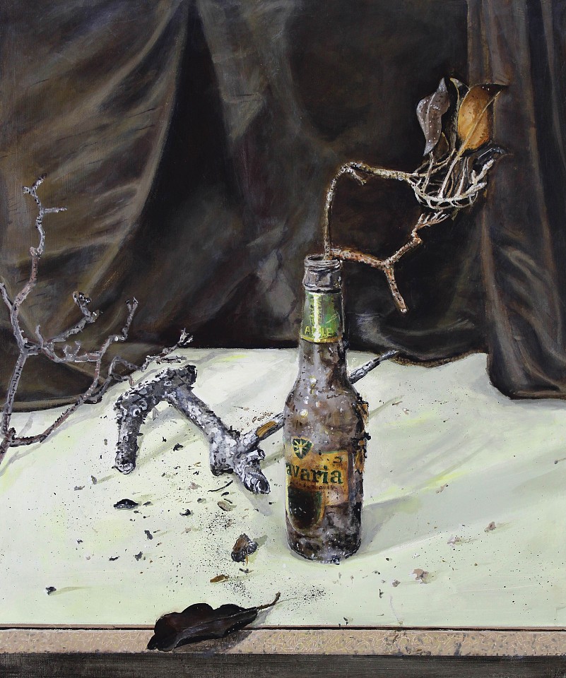 Reuven Zahavi, Burned Bavaria
2021, Acrylic on canvas