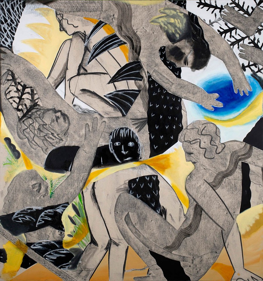 Sara Benninga, Turnaround
2023, Graphite, charcoal, acrylic and oil on canvas