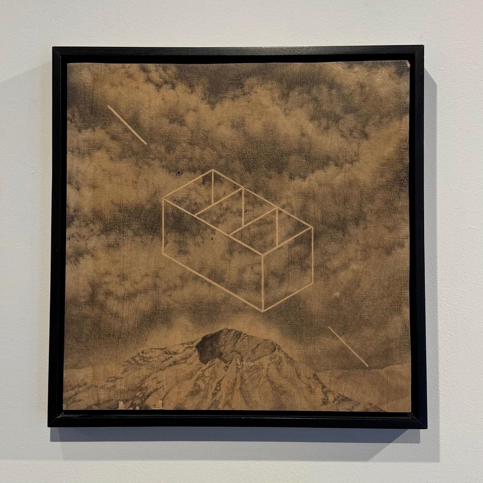 Amir Tomashov, On earth as it is in heaven
2024, Graphite on plywood