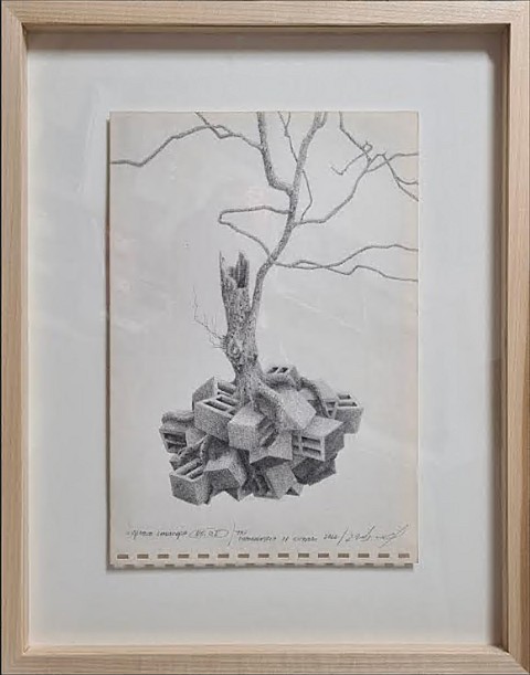 Amir Tomashov, Exposed landscape 12h
2022, Graphite on paper