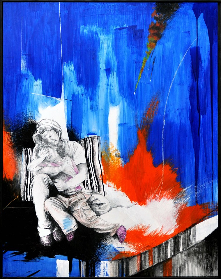 Amir Tomashov, thus far 4
2010, Mixed media drawing on MDF