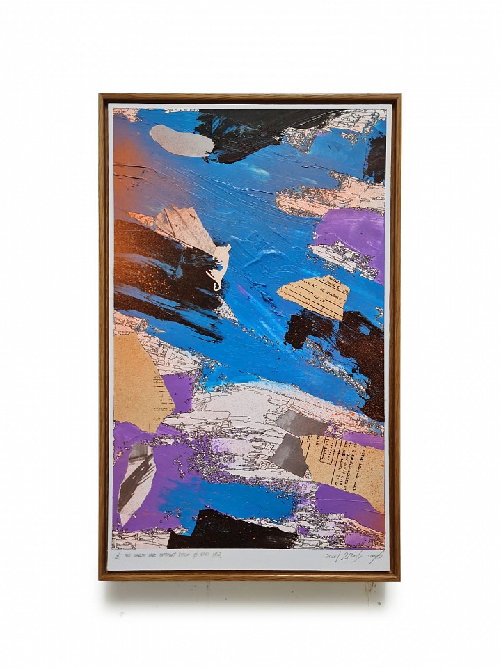 Amir Tomashov, And the earth was without a form and void no.3
2026, Mixed media and collage on paper